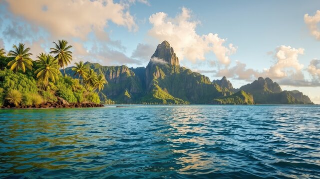 South Pacific Paradise: Huahine Islet and Moua Tapu Peak