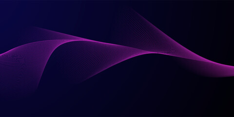 Abstract background with flowing lines. Dynamic waves. Vector illustration