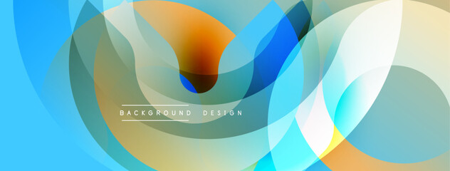 Abstract fluid shapes, vibrant colors blend. Modern design, smooth gradients create dynamic visual effect. Background suggests movement, energy.