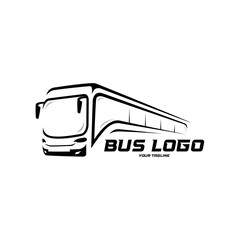 modern bus abstract logo design