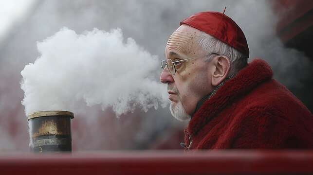 Election of new pope marked by white smoke from chimney at papal conclave