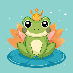 frog on a leaf