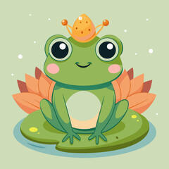 frog on a leaf