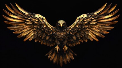 Obraz premium Golden Eagle in Flight (3)