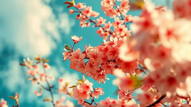 pink cherry blossom sakura