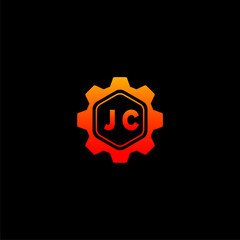 JC Initials Tech Logo Vector Art  Icons  and Graphics