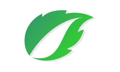 Nature leaves illustration design vector