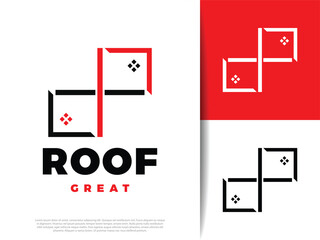 Roof House Icon Illustration Design