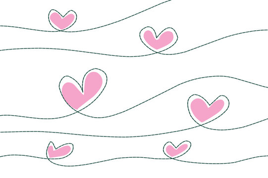 Love icon sybol with continous lines  (20250522080748).eps