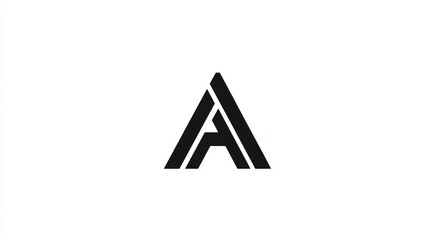 Modern, stylized letter A logo