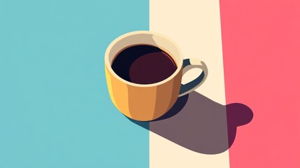 Aromatic Morning Coffee Break: Delightful Cup of Joe