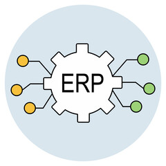 ERP Integration icon, Seamless ERP Integration Unifying Systems for Smarter Business Operations, Streamlining Success How ERP Integration Boosts Efficiency and Growth