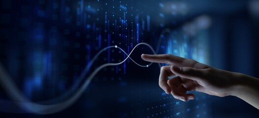 Interactive Financial Data Visualization and Predictive Analysis in Digital Platforms.