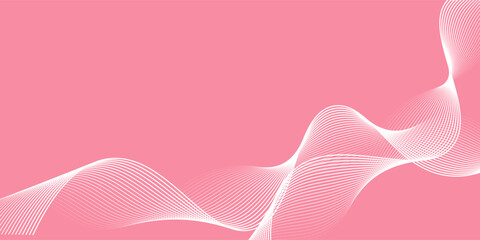 pink background wave vector illustration Important information
