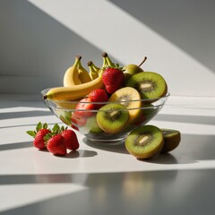 fruit salad on a plate
