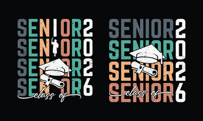 senior 2026 t shirt design