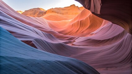 Antelope Canyon Interior, Light and Shadow