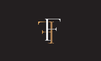 FF, FF , F ,  Abstract Letters Logo Monogram	