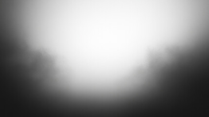 A soft, foggy abstract image in black and white, evoking mystery.