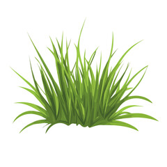 My very Simple flat 2D icon, grass patch isolated on a white background, vector, flat design, animation design, simple flat 2D icon, minimalist design, vector design, eps