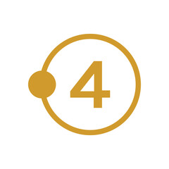 Number icon vector illustration. Infographic number icon vector. number icon vector