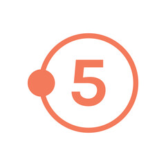 Number icon vector illustration. Infographic number icon vector. number icon vector