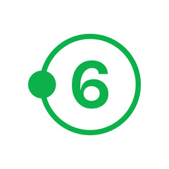 Number icon vector illustration. Infographic number icon vector. number icon vector