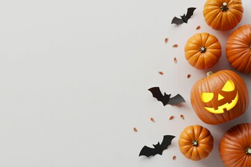 Spooky Season Vibes Shirt – Cute Ghost, Pumpkin & Bats Halloween Tee