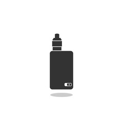 Vape mod device icon with shadow