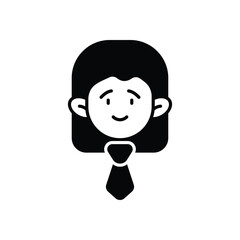 Businesswoman Vector icon
