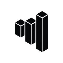 Bar Chart Vector icon