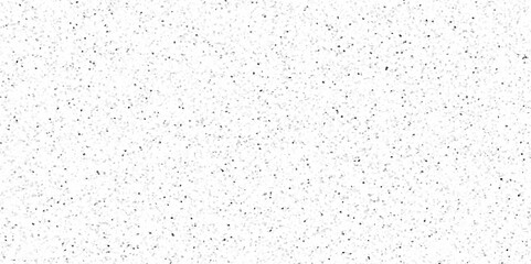 Black and white terrazzo background. Terrazzo mosaic stone pattern. Classic terrazzo pattern with black and grey chips. Old surface marble for background. Polished concrete floor pattern.