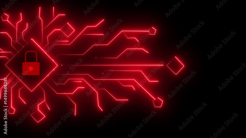 Poster abstract geometric circuit connect lines and dots .simple technology graphic background .illustratio