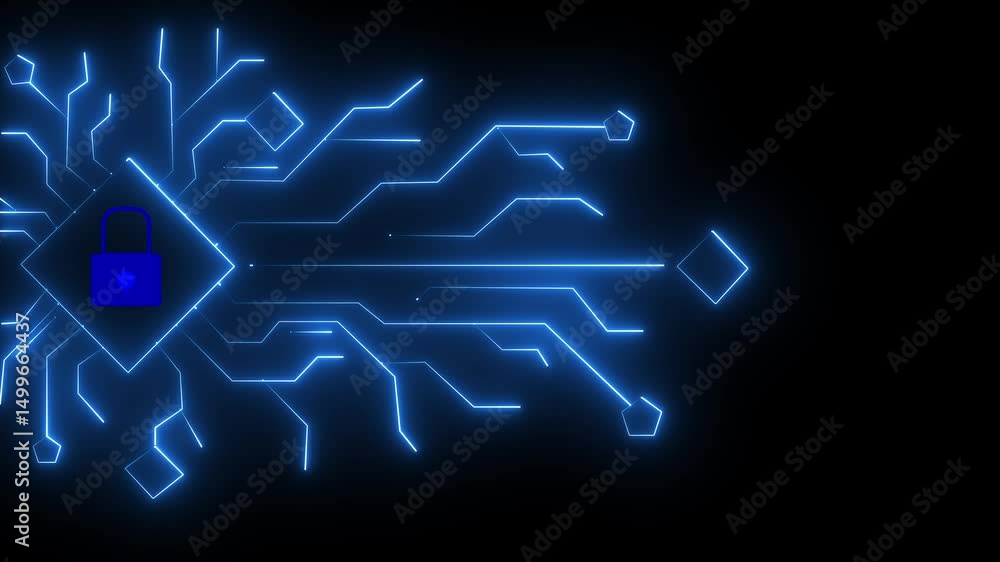 Poster abstract geometric circuit connect lines and dots .simple technology graphic background .illustratio