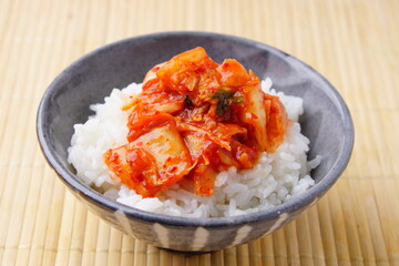 キムチとご飯