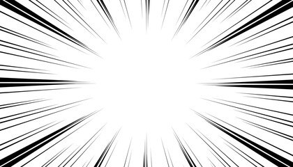 Naklejka premium Pop art manga comic background with halftone. Vector cartoon illustration in retro style.