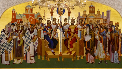 Belgrade - Crypte de la basilique Saint-Sava