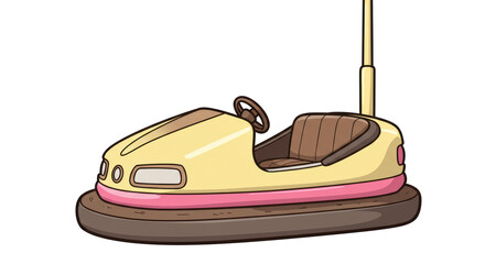 Isolated Bumper Car