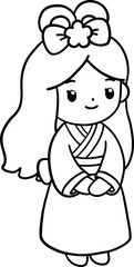 Orihime Tanabata Festival, Weaver Girl Outline