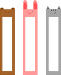 vector illustration of a wooden door