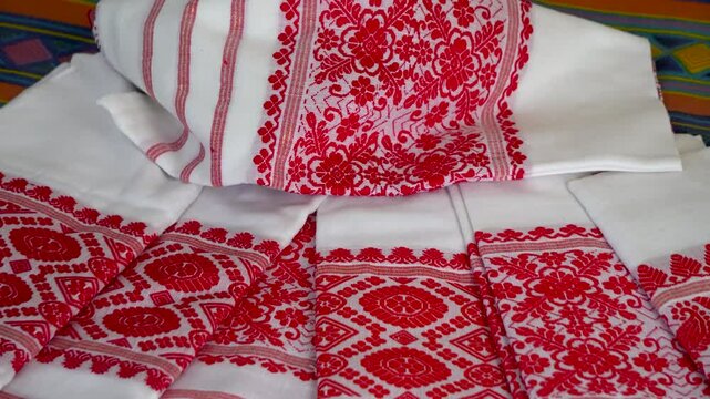Bihu gamosa of Assam zoom out or pull back shot