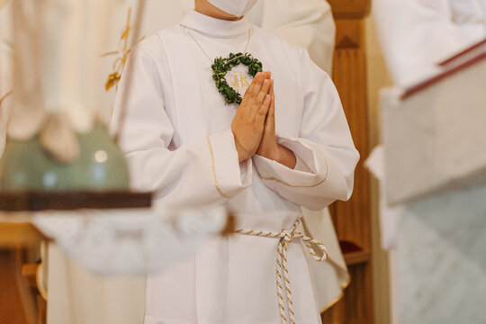 First Holy Communion – Catholic Religious Ceremony for Children Symbolizing Faith, Purity, and Spiritual Growth