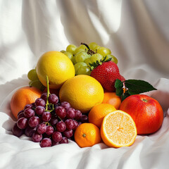 Vibrant Fruit Assortment A Fresh and Colorful Still Life