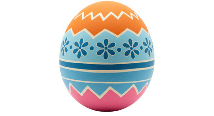 Isolated Easter Egg