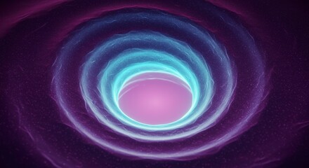 Abstract Cosmic Vortex Swirling Nebula Galactic Spiral Energy Tunnel