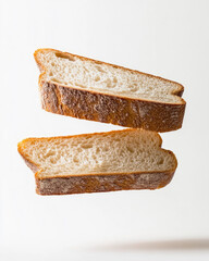 Levitating Slices of Crusty Bread