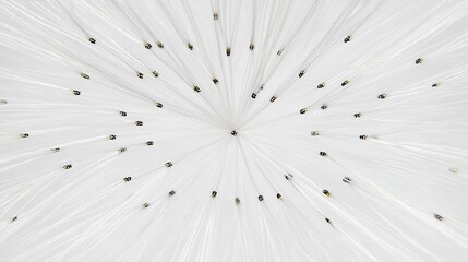 White fiber optic ceiling light.