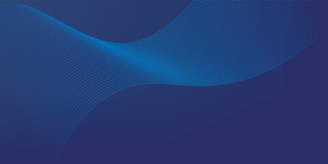 Abstract background vector with gradient blue color halftone texture, simple design banner with copy space tex