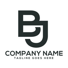 Obraz premium Initial BJ or JB creative, Modern, and Elegant Vector Logo Design Templates for businesses