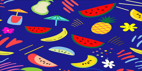 Summer Fruit Pattern